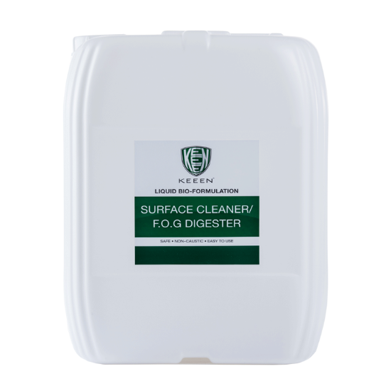 น้ำยาทำความสะอาดชีวบำบัดแบบอเนกประสงค์ ( KEEEN Surface Cleaner F.O.G. Digester)